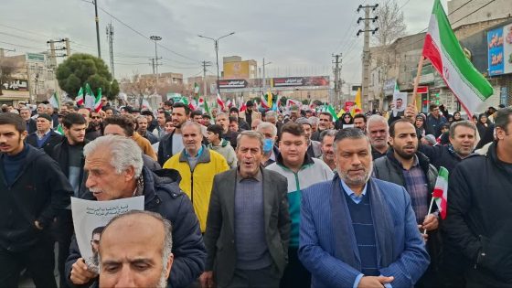 شکوه حضور صفادشتی ها درراهپیمایی یوم الله ۲۲بهمن