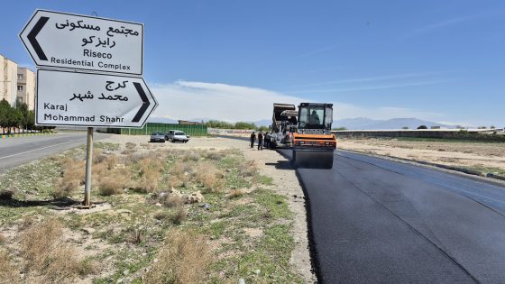 گزارش ویدئویی/ عملیات اجرایی در جهت تسهیل ترافیک مرکز شهر به شرق و غرب صفادشت