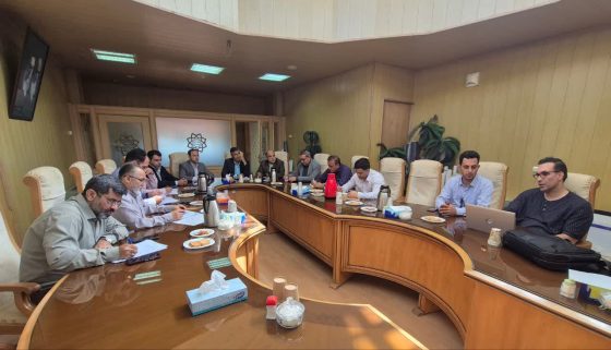 برگزاری جلسه هماهنگی پروژه جمع آوری شبکه و تصفیه خانه فاضلاب شهر و شهرک صنعتی